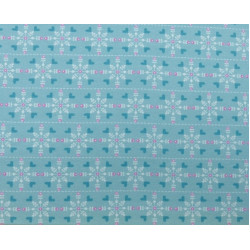 Jersey Wintertraum Kombi türkis mint rosa